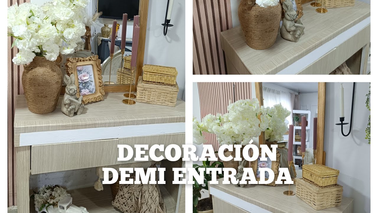DECORACIÓN DE LA ENTRADA 2025   con poco dinero ideas fáciles y #economicas