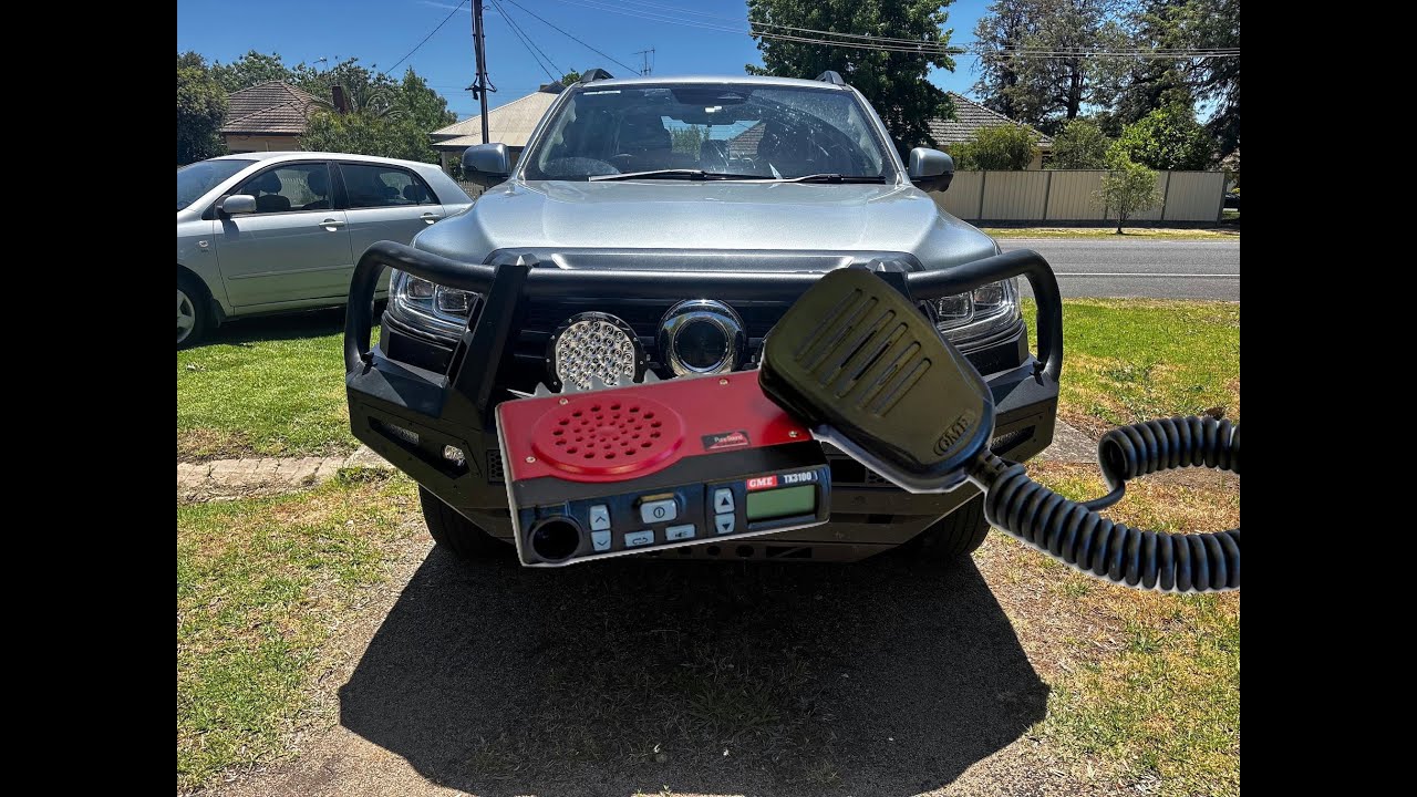CB Radio quick installation in a 2025 GWM Cannon  - 12v-2 Console switch
