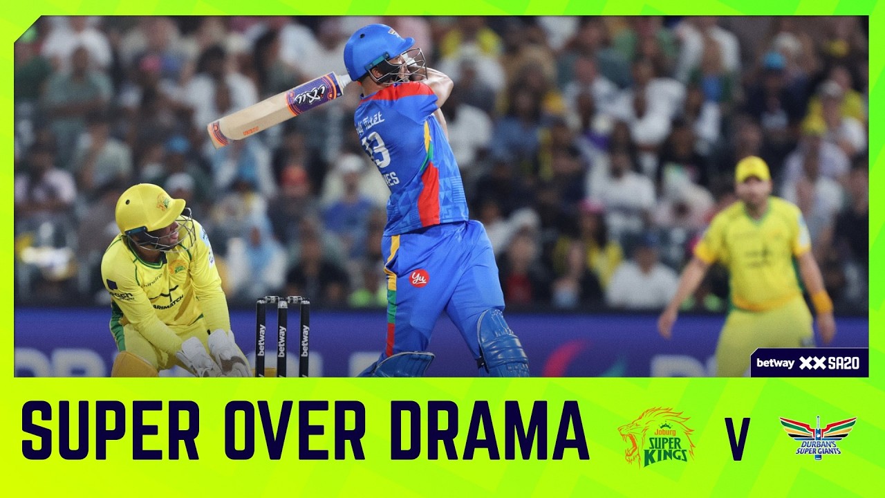 Super Over Drama | Joburg Super Kings vs Durban's Super Giants | Betway SA20