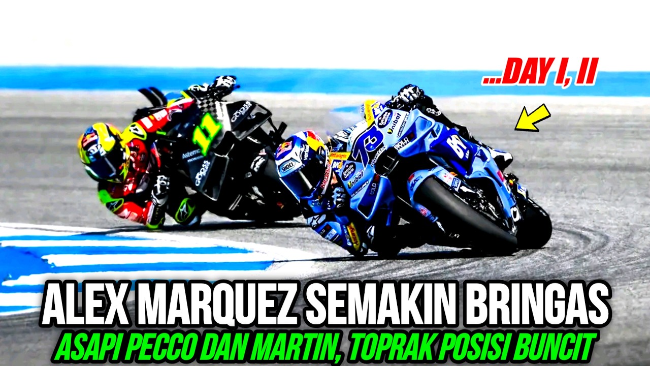 GILA🔥Alex MARQUEZ Obrak-abrik Skuad Vr46 di Tes Buriram💥PECCO Martin Tercecer, TOPRAK Buncit ke-21