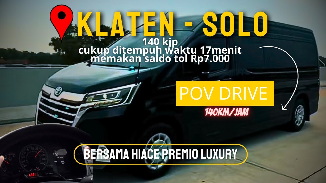 Seberapa nyali anda berkendara mobil besar dengan kecepatan tinggi KLATEN - SOLO 17mnt 140kjp