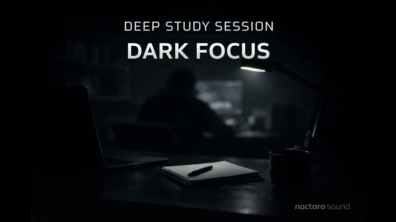 Study Music – Dark Minimal Focus (Deep Study Session #01, 1H)