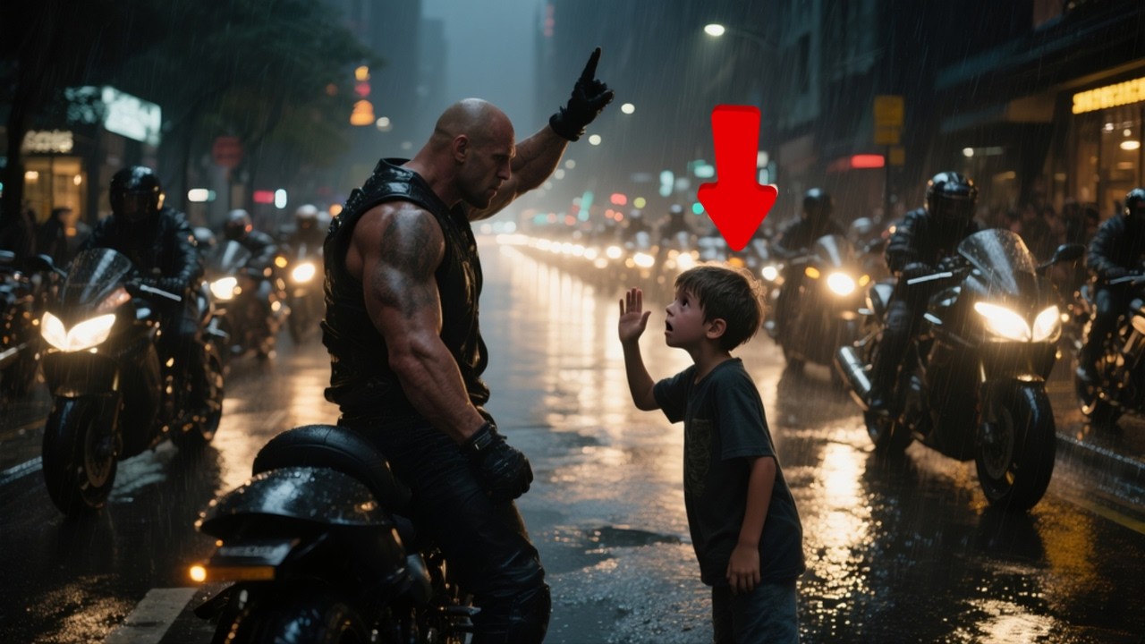 “They Took My Sister,” the Little Boy Whispered — 70 Bikers Surrounded the Block Minutes Later