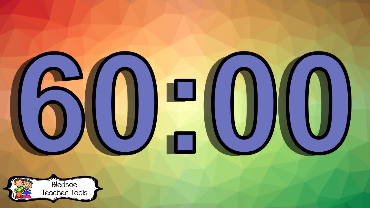 60 Minute Color Timer with Music