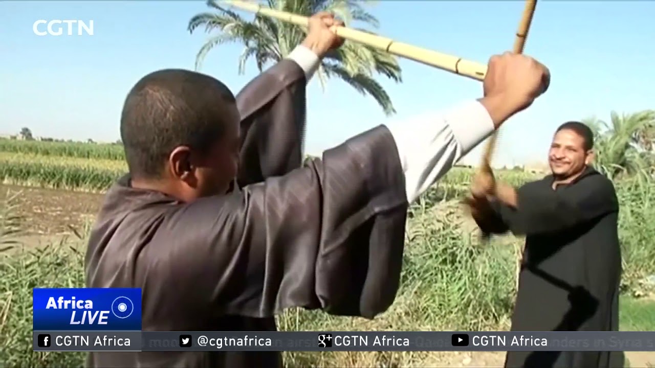 Egyptians turn martial arts into traditional dance routine