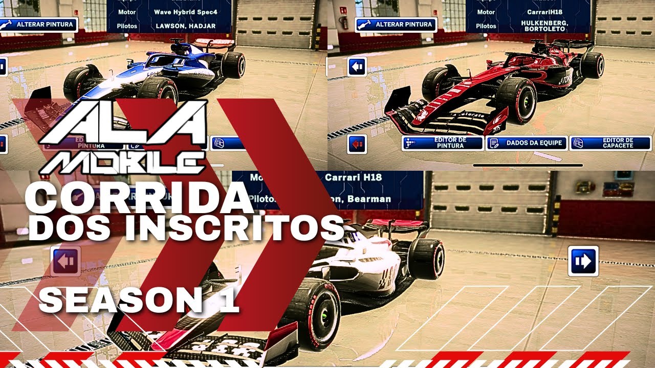 CORRIDA FOS INSCRITOS | ALA MOBILE SEASON 1