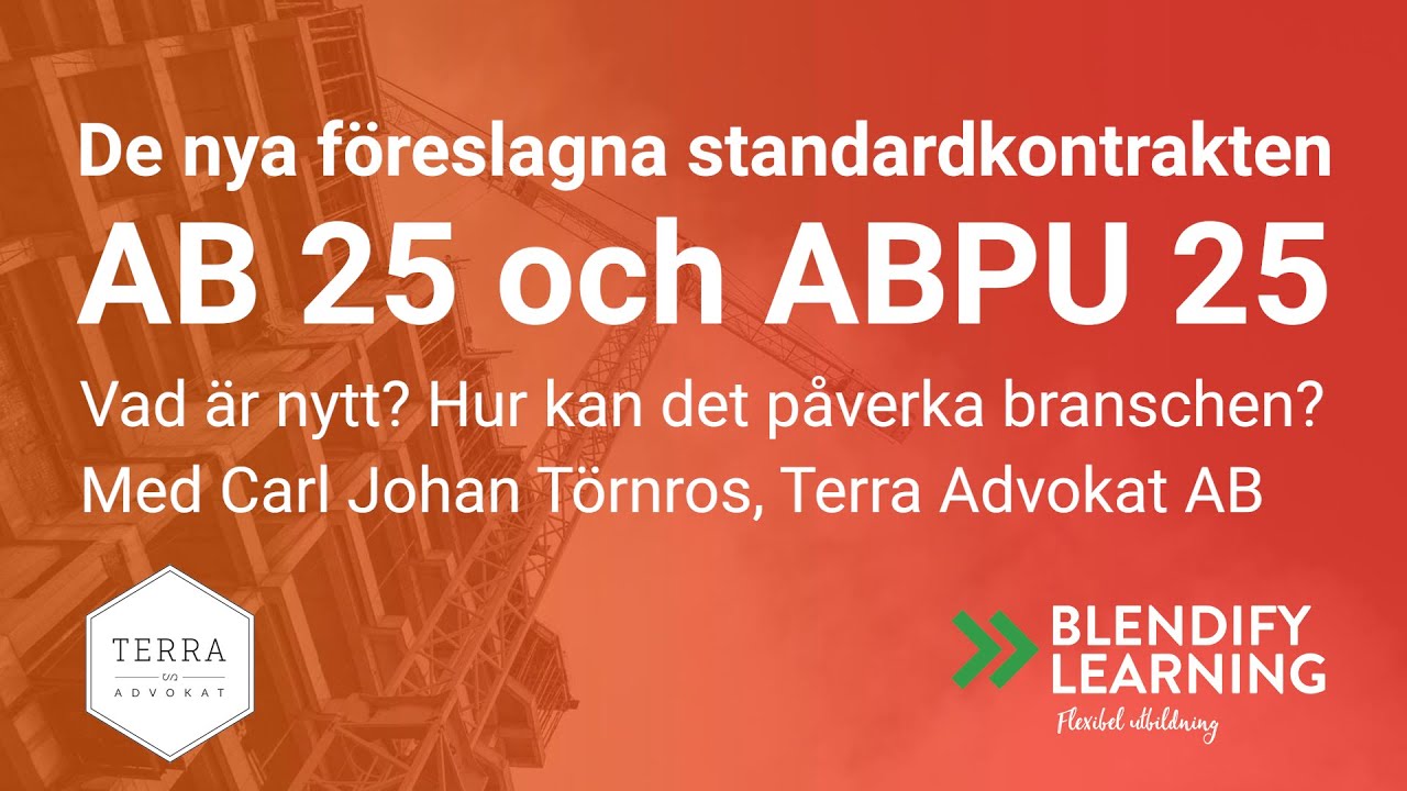 Webinar AB25 och ABPU 25