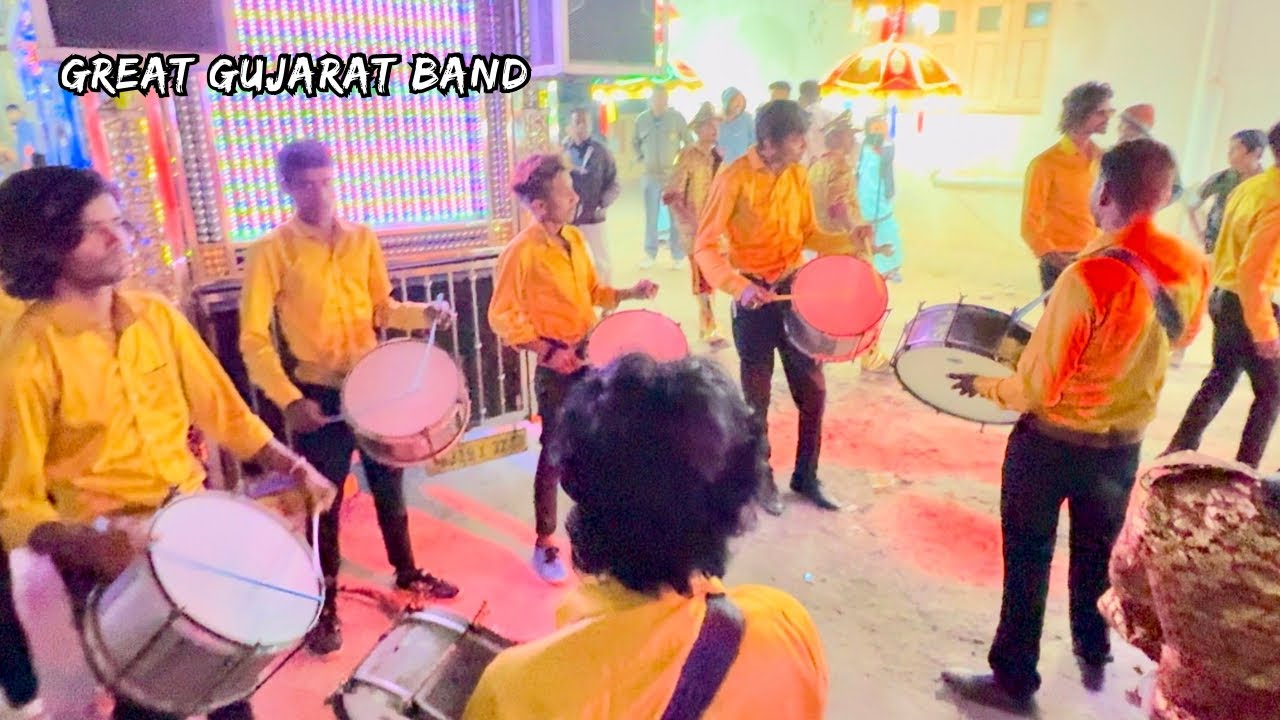 GREAT GUJARAT BAND BAYAD 🥁 | ROYAL JUMMAR ROAD LIGHT | IDAR 9879153244