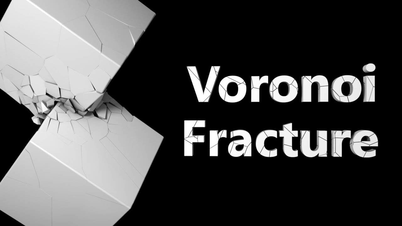 Cinema 4D tutorial | Voronoi Fracture | Разрушение по Вороному