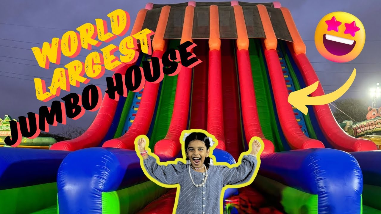 World Largest Jumping Castle 😱 | Jumbo Jump at Safari Park