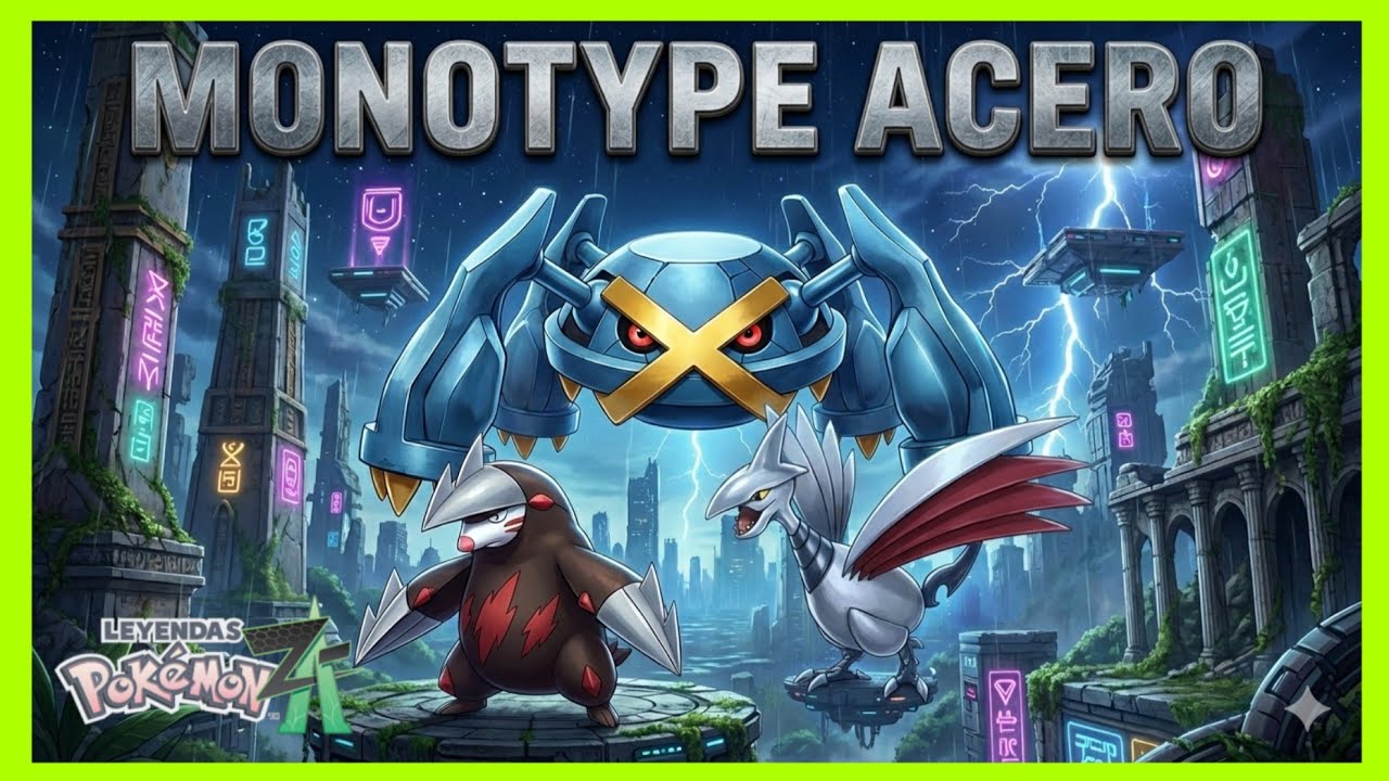 MONOTYPE ACERO REVENTANDO LEGENDARIOS en POKÉMON LEYENDAS Z-A