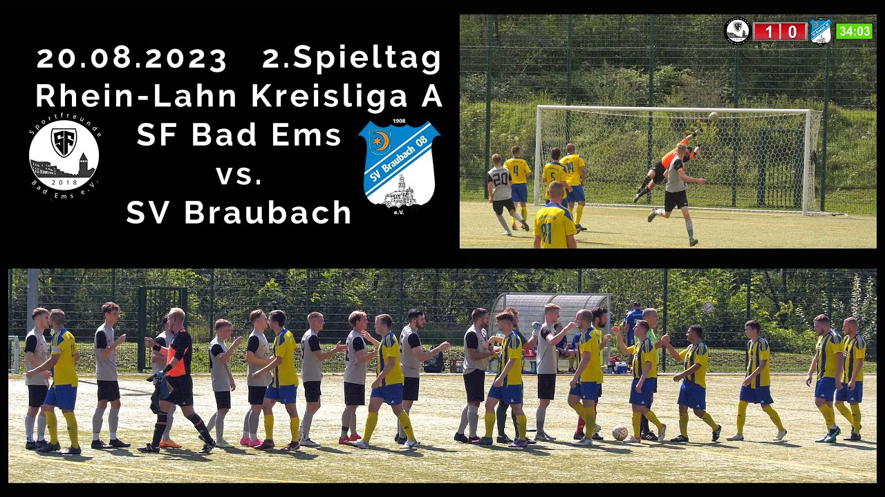 Kreisliga: Eigentor aus 35 Metern! SF Bad Ems vs. SV Braubach