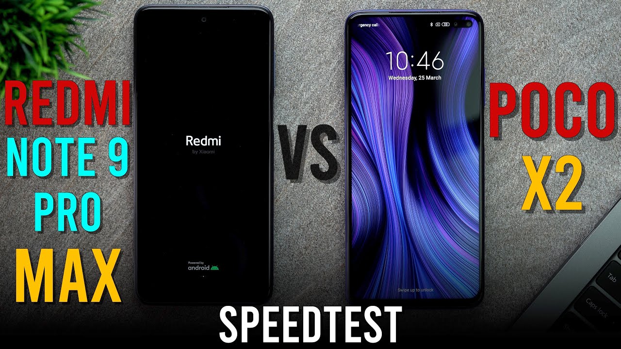 Poco X2 VS Redmi Note 9 Pro MAX: SPEEDTEST!
