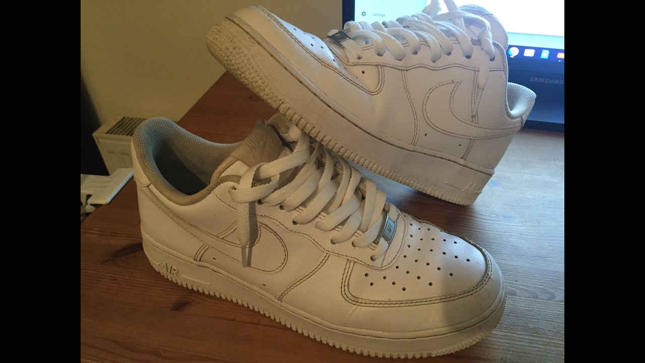 How to loose lace air force 1s [tutorial]👀😱💧!!