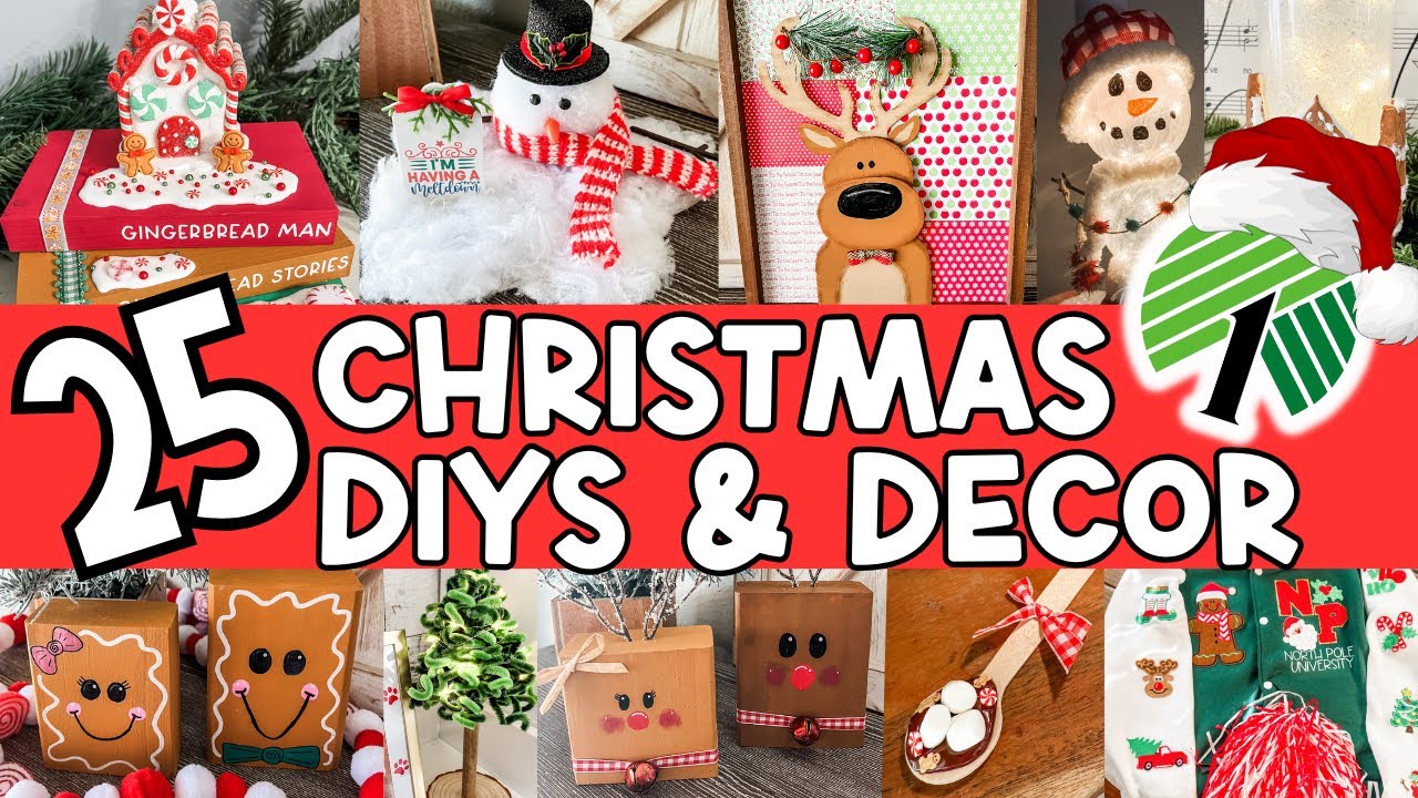25 Best Dollar Tree Christmas DIYS & Hacks🎄Easy & Cheap DIY Holiday Home Decor on a Budget for 2025