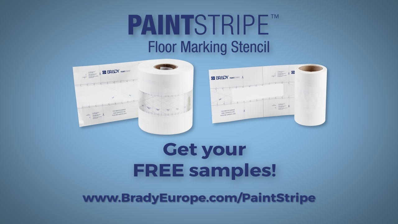 Brady PaintStripe Floor Marking Stencil