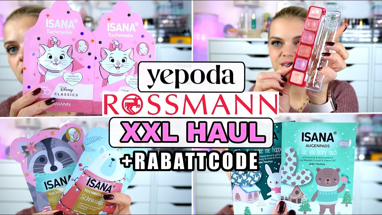XXL HAUL ROSSMANN & YEPODA |+RABATTCODE