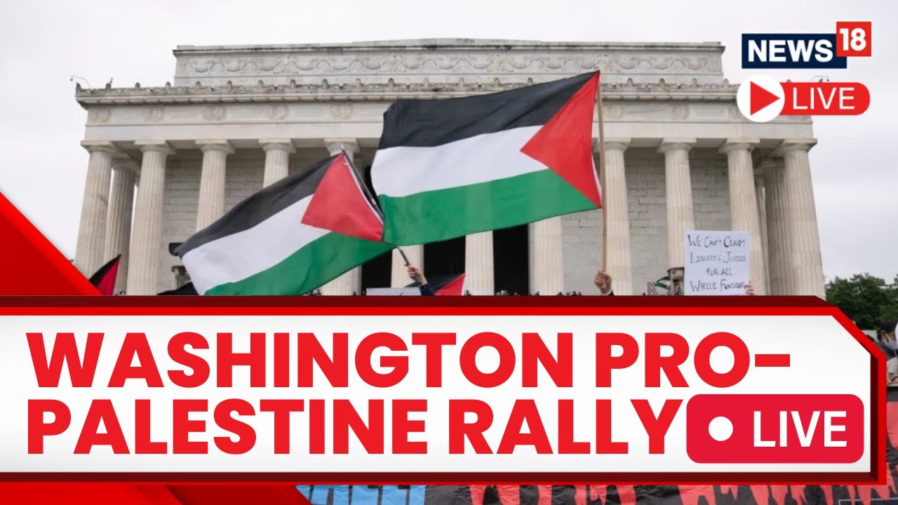Israel Vs Hamas Day 15 LIVE  | Pro Palestine Protest In Washington Live | Gaza News LIVE | N18L