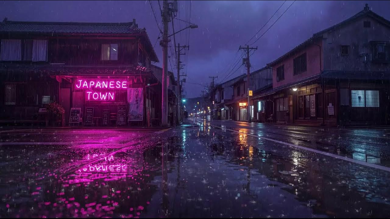 Rainy Night Lofi Mix 🌙 Calm Chillhop Beats to Relax, Study & Sleep #81