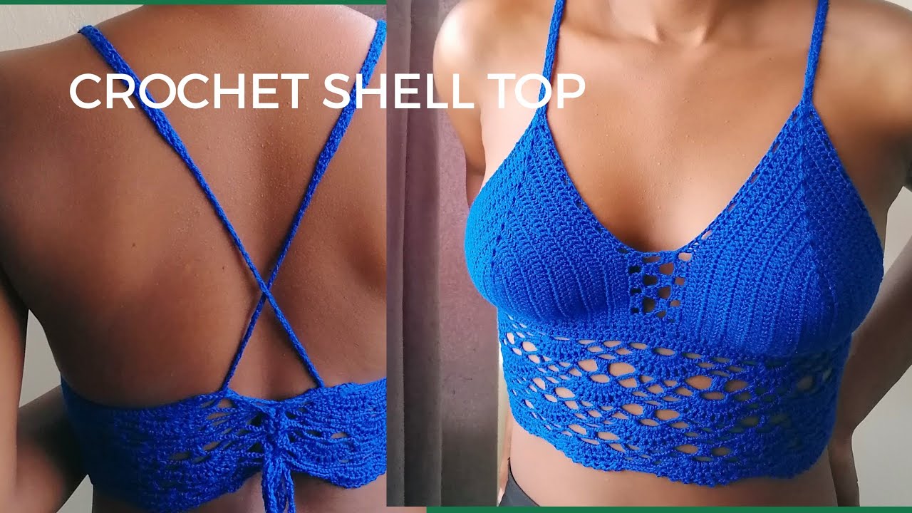 How to crochet shell top