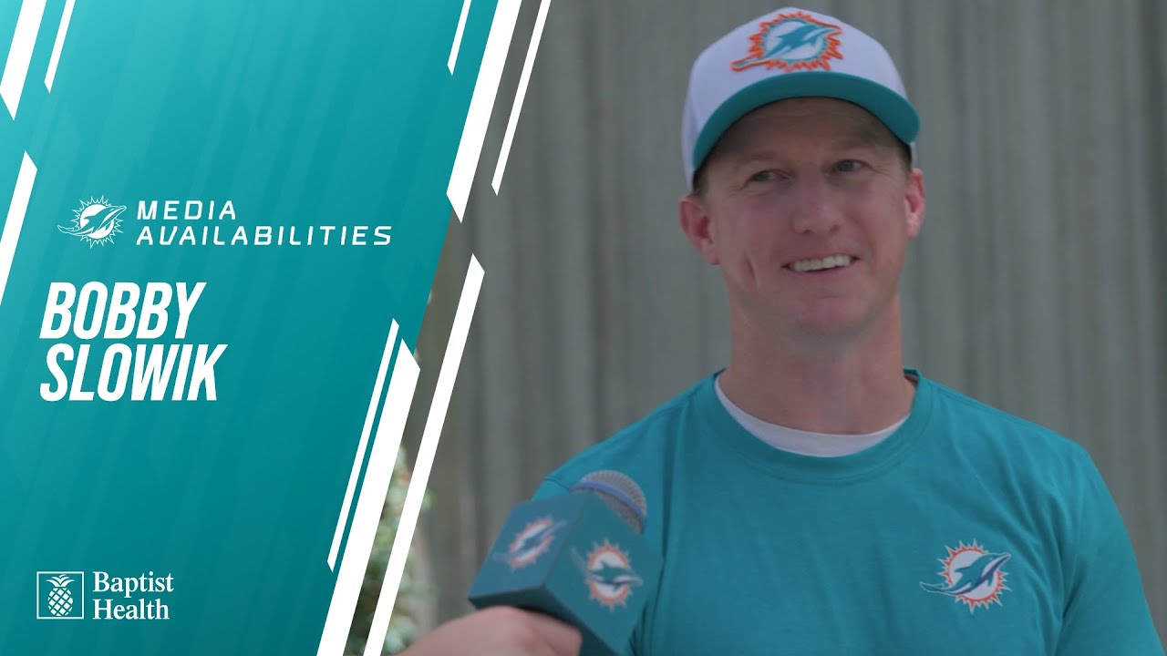 Senior Passing Game Coordinator Bobby Slowik meets with the media | Miami Dolphins