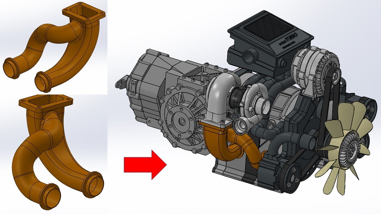 Solidworks Tutorial #20 | 3D Model Design Advanced Loft & Sweept