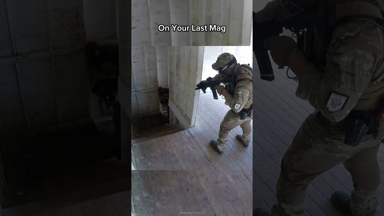 2 VS 1 CQB Fight #airsoft #military #shorts