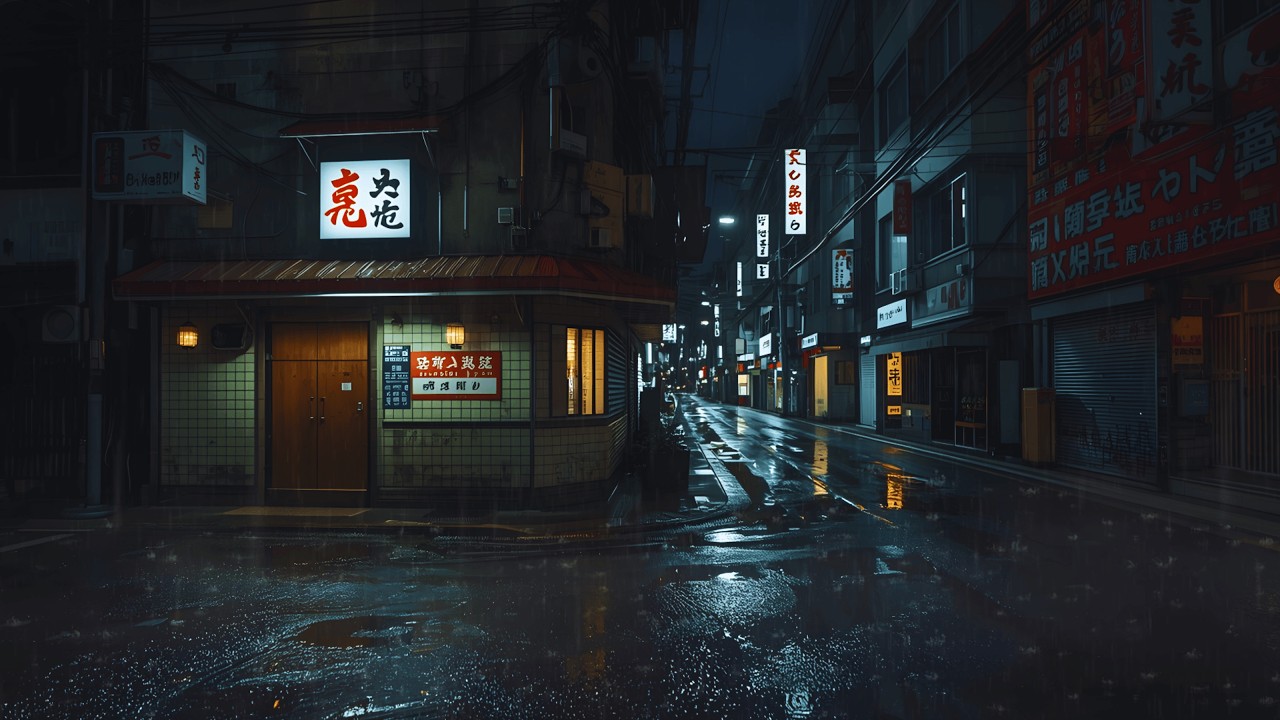 90s Midnight Tokyo Café 🌙 Relaxing 90s Lofi for Study, Focus & Sleep