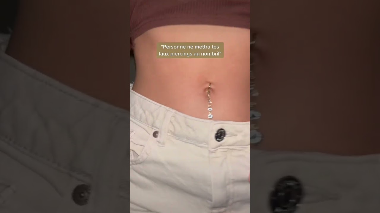 Site : lunifia.com | faux piercing nombril et cha&icirc;ne de taille #youtubeshorts