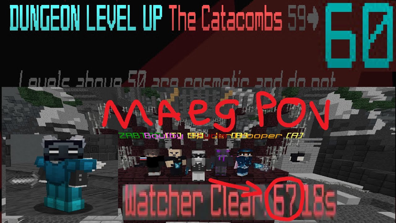 Catacombs Level 60 M7 Mage POV | Hypixel Skyblock