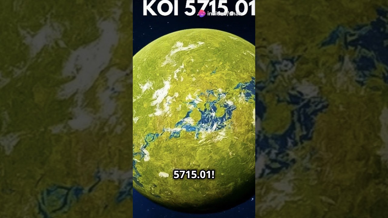 KOI 5715.01: A Superhabitable Exoplanet upgrade from Earth🌍?#space #universe #earth