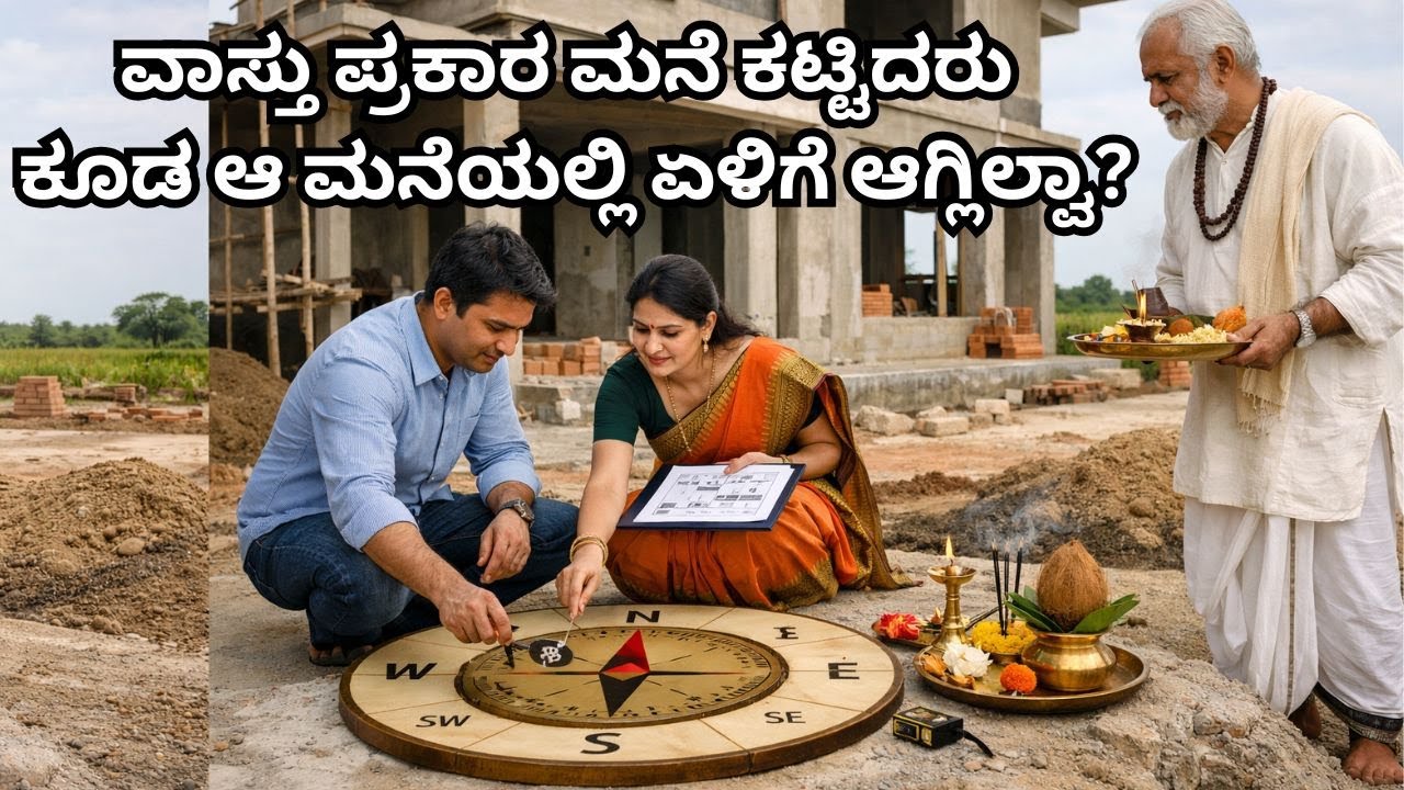 ವಾಸ್ತು ಪ್ರಕಾರ ಮನೆ ಕಟ್ಟಿದ್ರೂ ಏಳಿಗೆ ಆಗ್ತಿಲ್ಲವಾ? ನಿಜ ಕಾರಣ ಇದು! | ಹೊಸ ಮನೆ ಕಟ್ಟಿದ ಮೇಲೆ ಕಷ್ಟಗಳು ಯಾಕೆ?