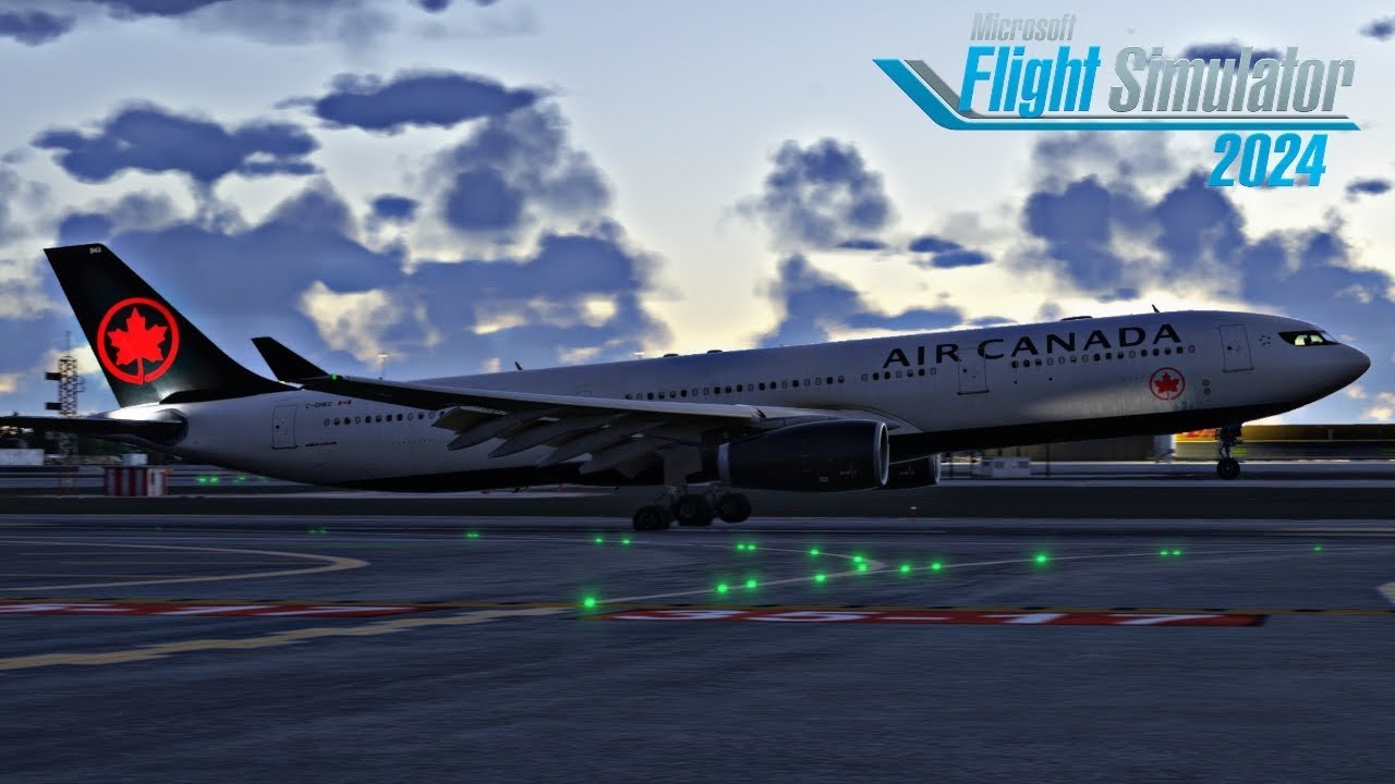 MSFS 2024 | *STUNNING* Landing at Porto from Montreal | Air Canada A330-300