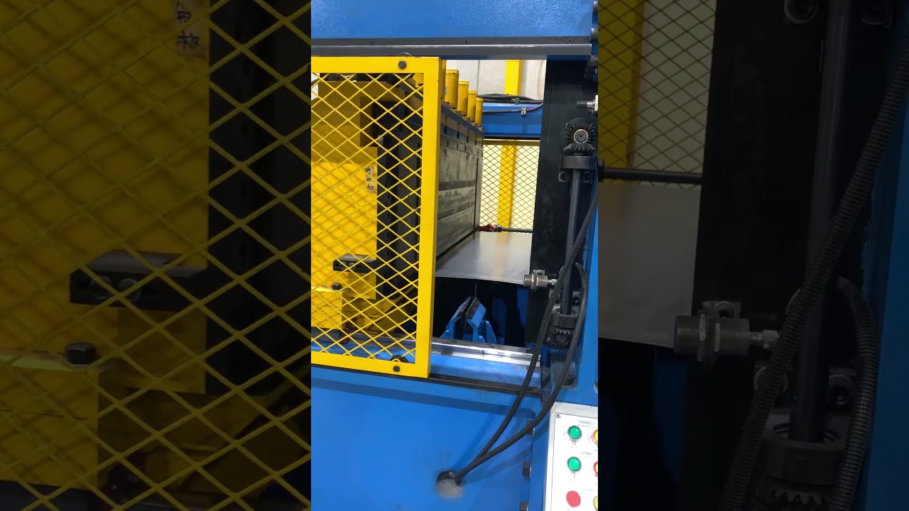 Corrugated FIN WALL forming video for #transformer oil tank #trafo #transformers #powertransformer