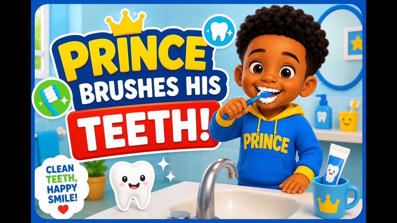 Prince &ndash; Brush Your Teeth 🪥✨ | Fun Kids Dance Song | Healthy Habits Song for Kids