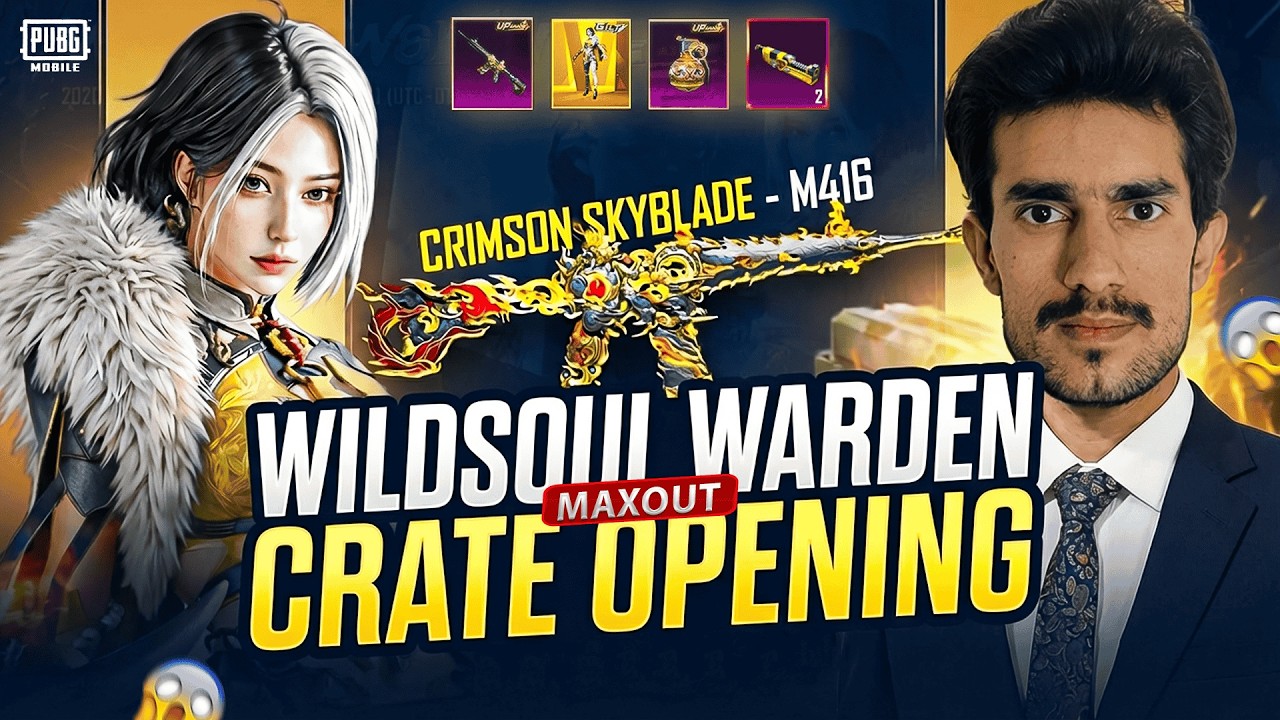 CRIMSON SKYBLADE M416 & ULTIMATE CRATE OPENING ( 😱 Heavy Luck Chala 😱 )