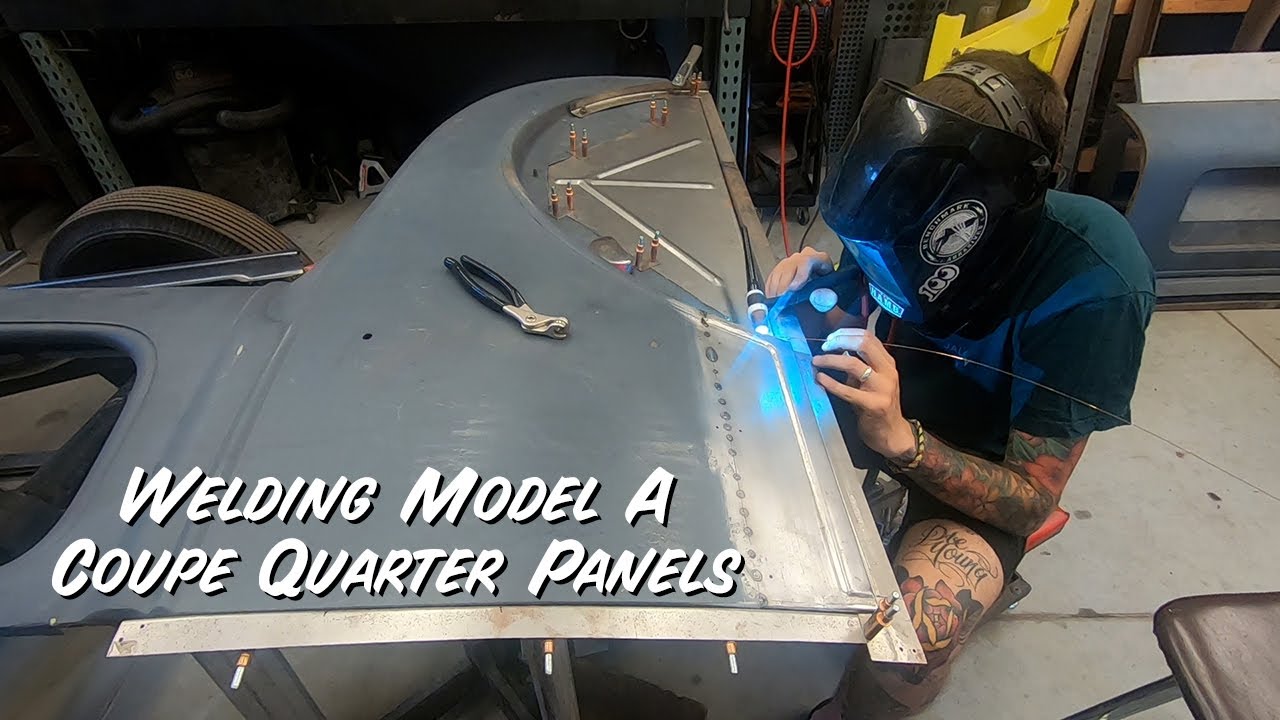 Welding Model A Coupe Quarter Panels On The Traditional Ford Hot Rod