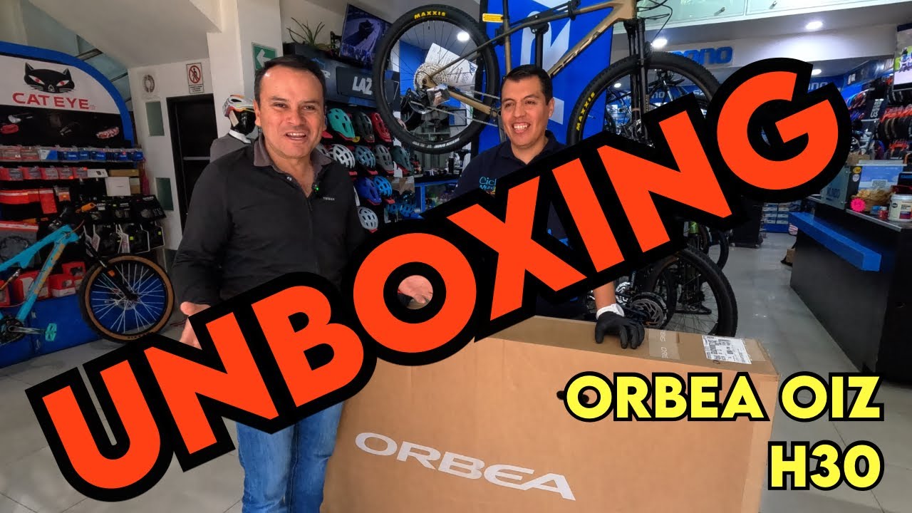 Unboxing de bicicleta de montaña Orbea OIZ