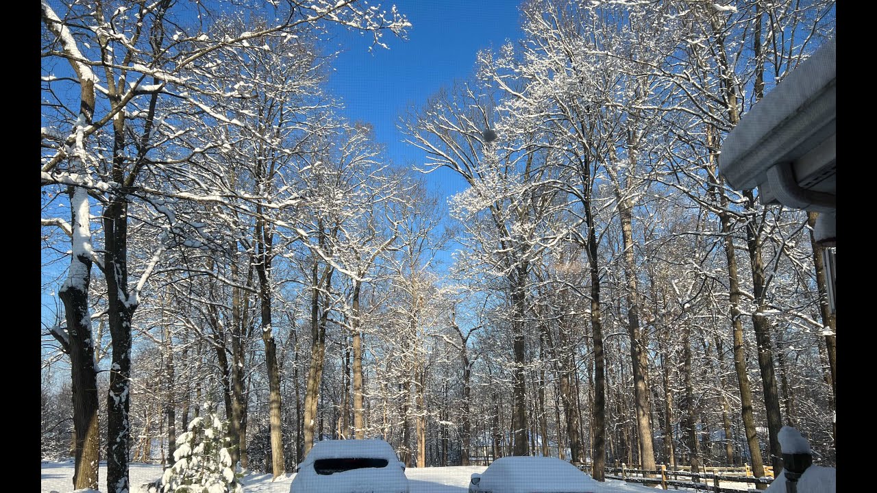 The first snow winter 2022