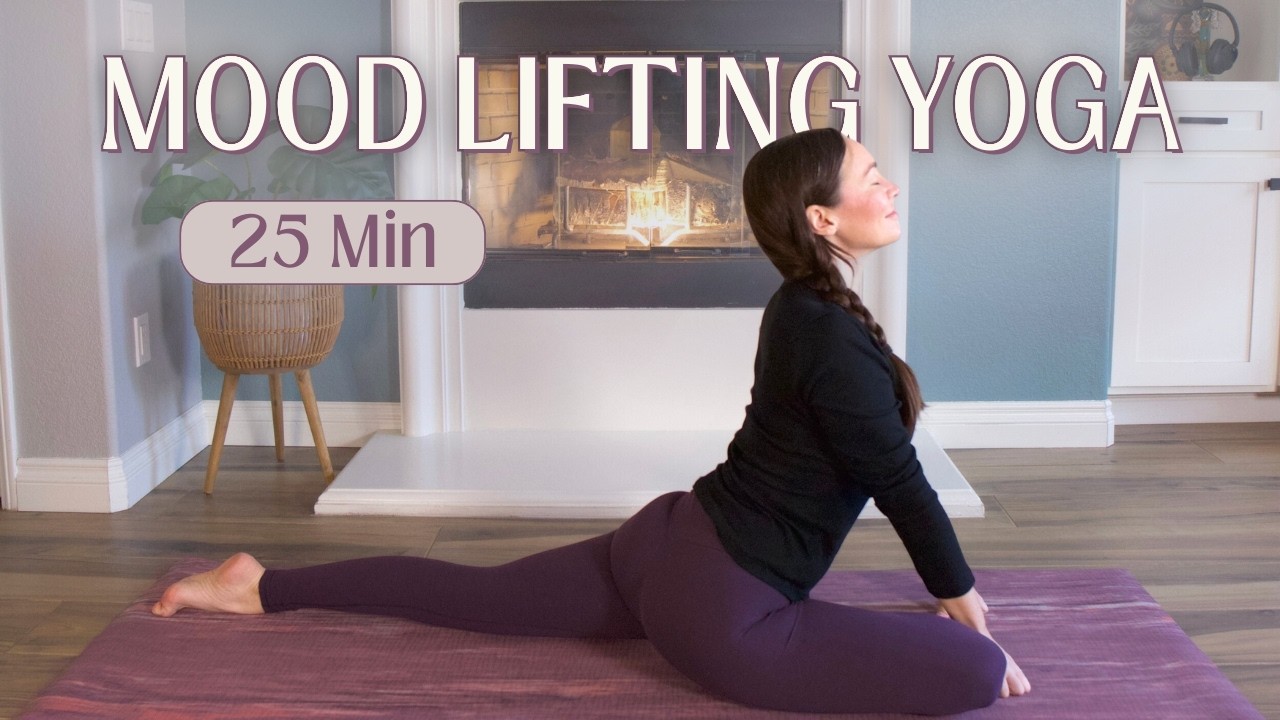 Mood Lifting Slow Flow Yoga | 25 Mins