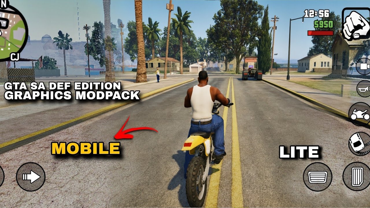 GTA SA Definitive Edition Graphics Modpack Android | Saadox Edition