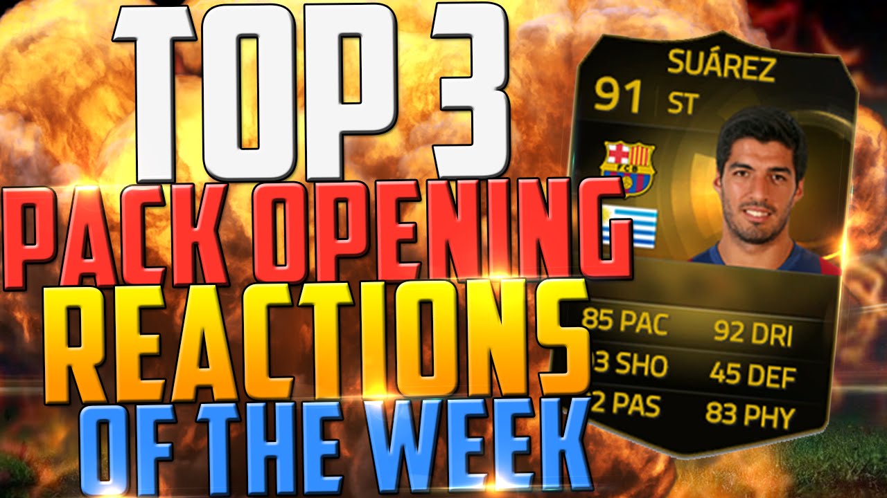 OMG! INFORM 91 SUAREZ + MOTM IN A PACK!!! | TOP 3 PACK OPENING REACTIONS OF THE WEEK!