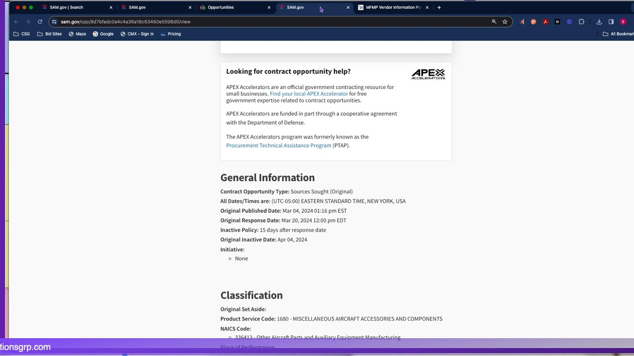 Efficient Contract Sourcing :SAM, State Portals, GovConCore Apps & more!