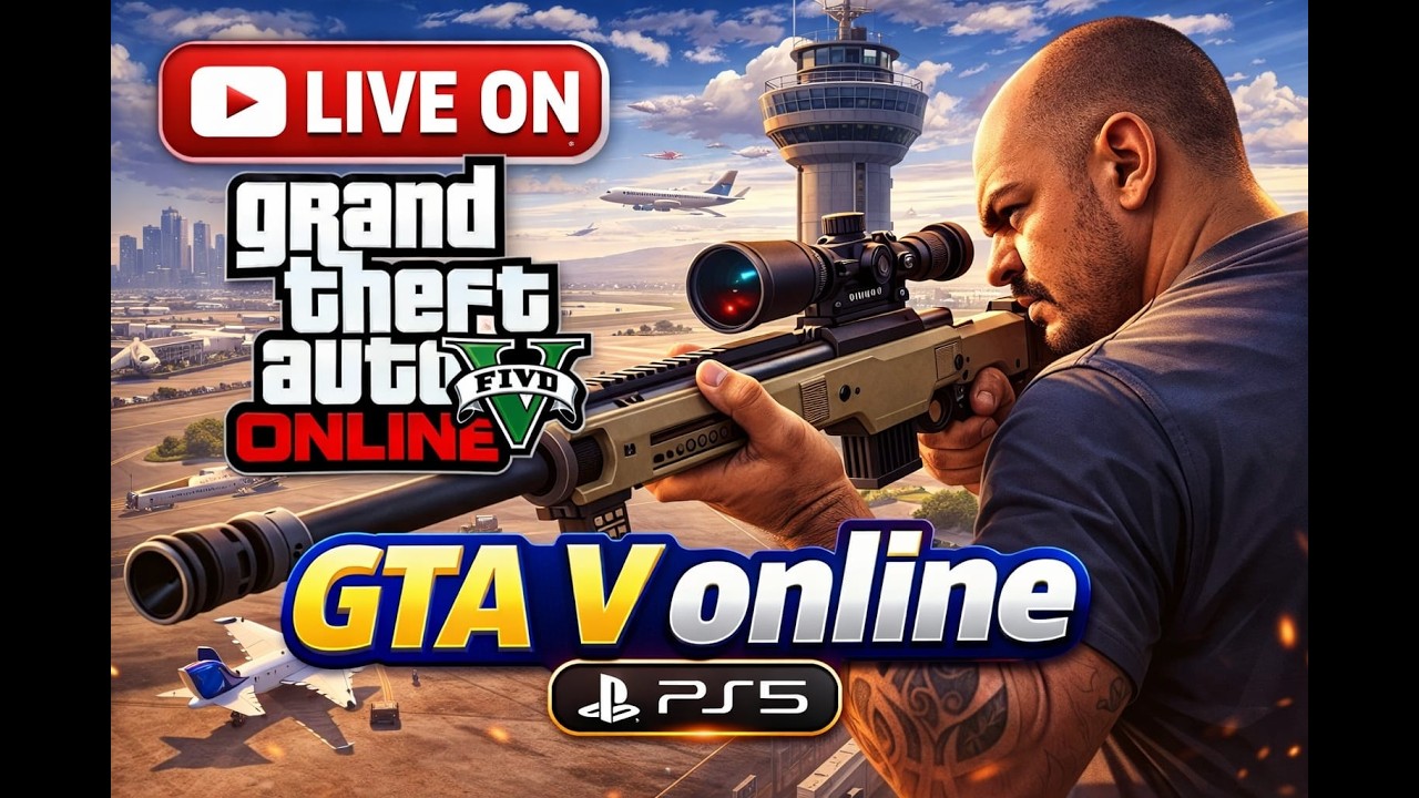 🔥 CAOS NO AEROPORTO! Nenhum avião decola hoje | PVP INSANO GTA V Online PS5