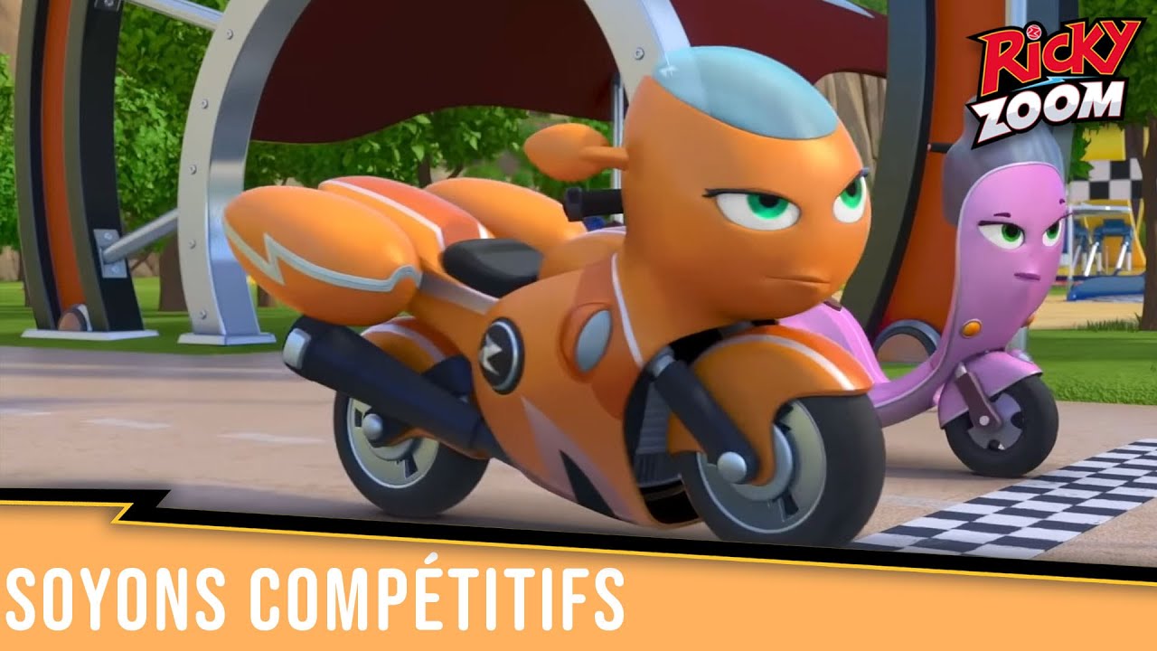 Ricky Zoom Fran&ccedil;ais | Helen Zoom et Whoopie Whizzbang deviennent tr&egrave;s comp&eacute;titifs