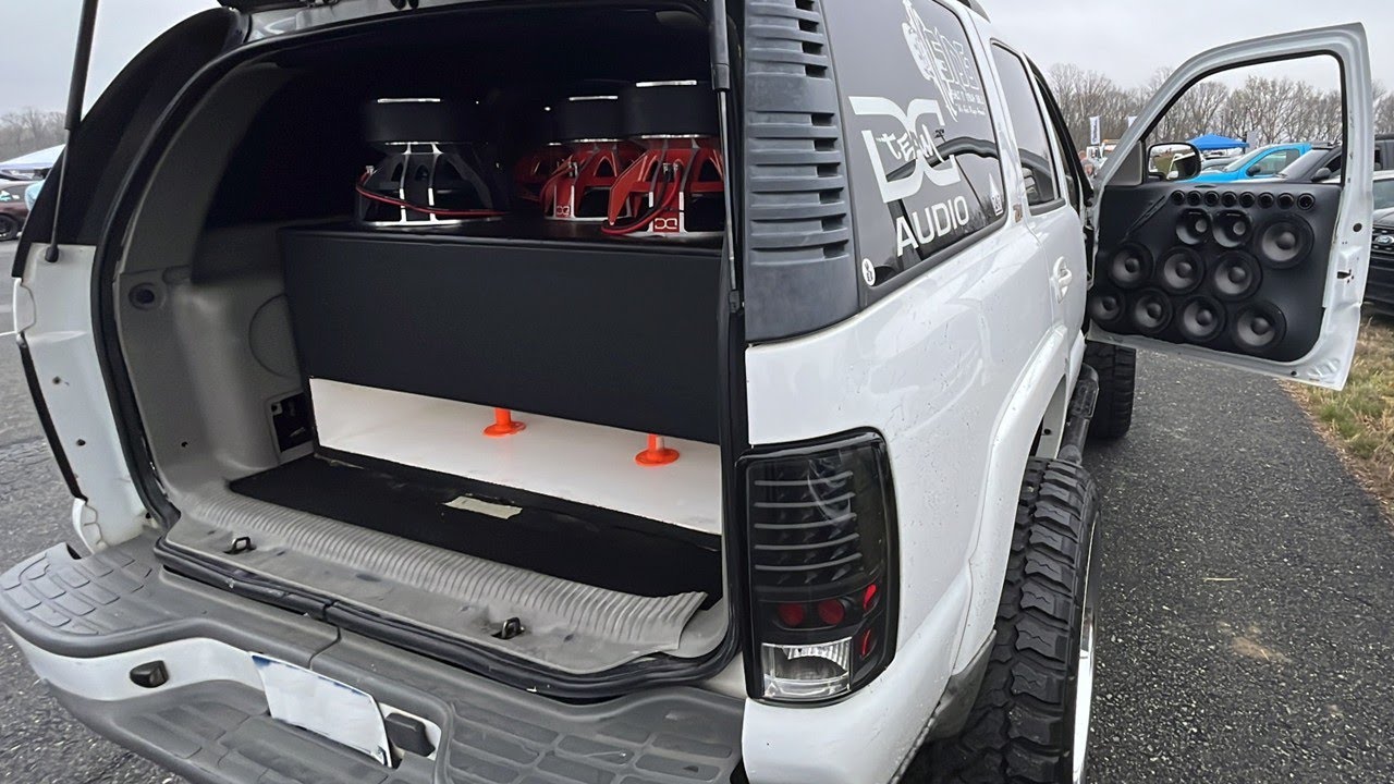 80,000 WATTS!? CRAZIEST FLEX EVER SEEN IN THIS GIRLS TAHOE!