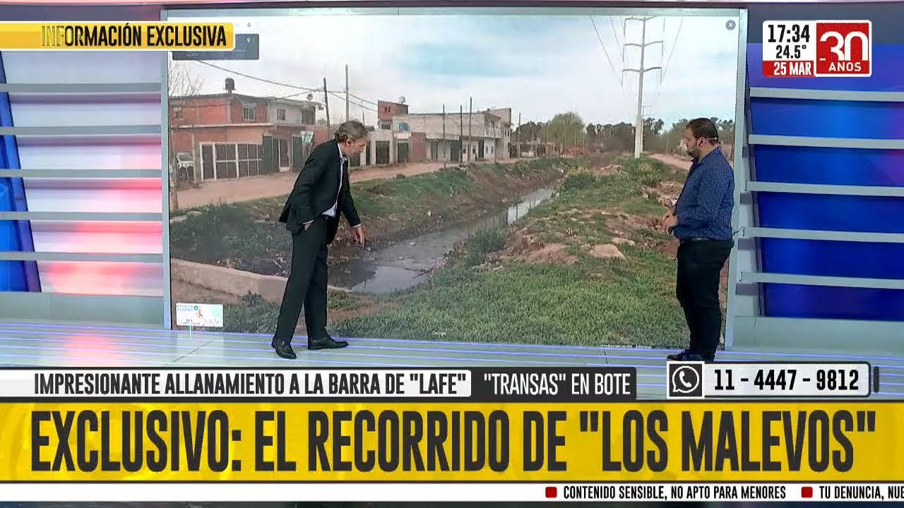 Impresionante allanamiento a la barra de Laferrere