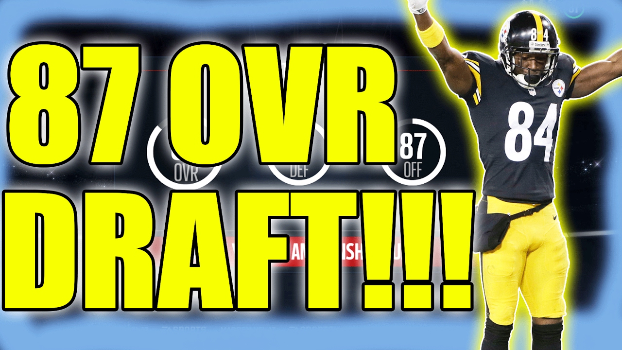 87 OVERALL DRAFT!!! | MADDEN NFL 17 DRAFT CHAMPIONS