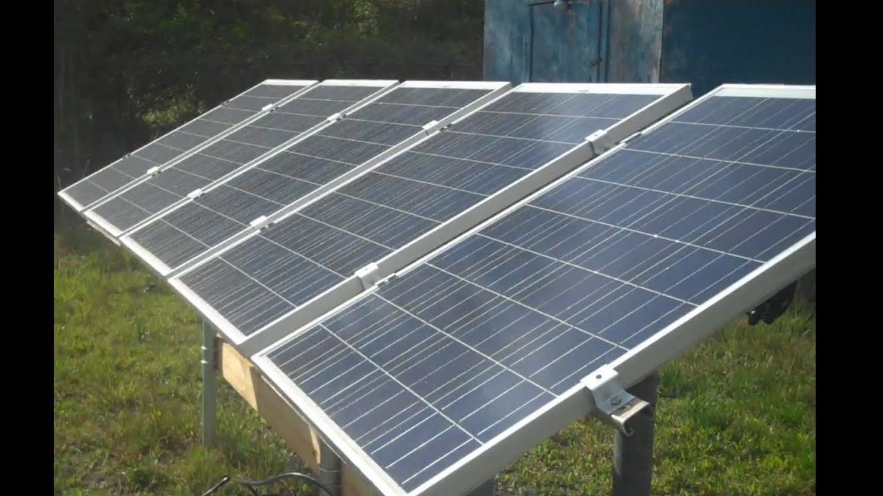 DIY Solar Panels - 5 Windy Nation 100 W Solar Panels