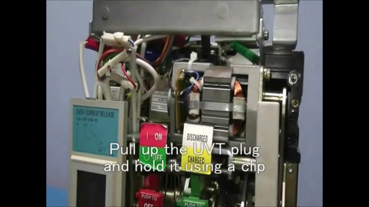 Air Circuit breaker TERASAKI AR series   ACB Test of Manual Trip